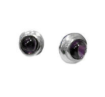 Amethyst Studs - Click Image to Close